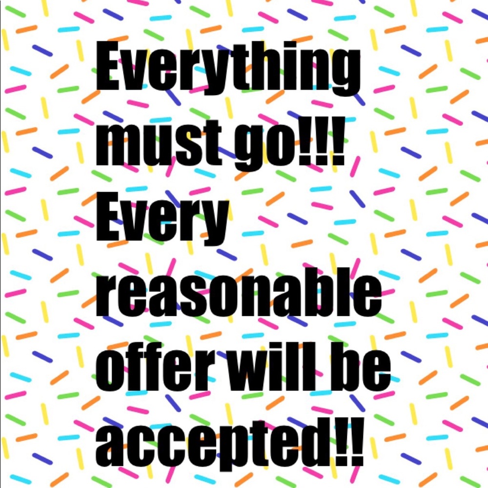 Everything must go!